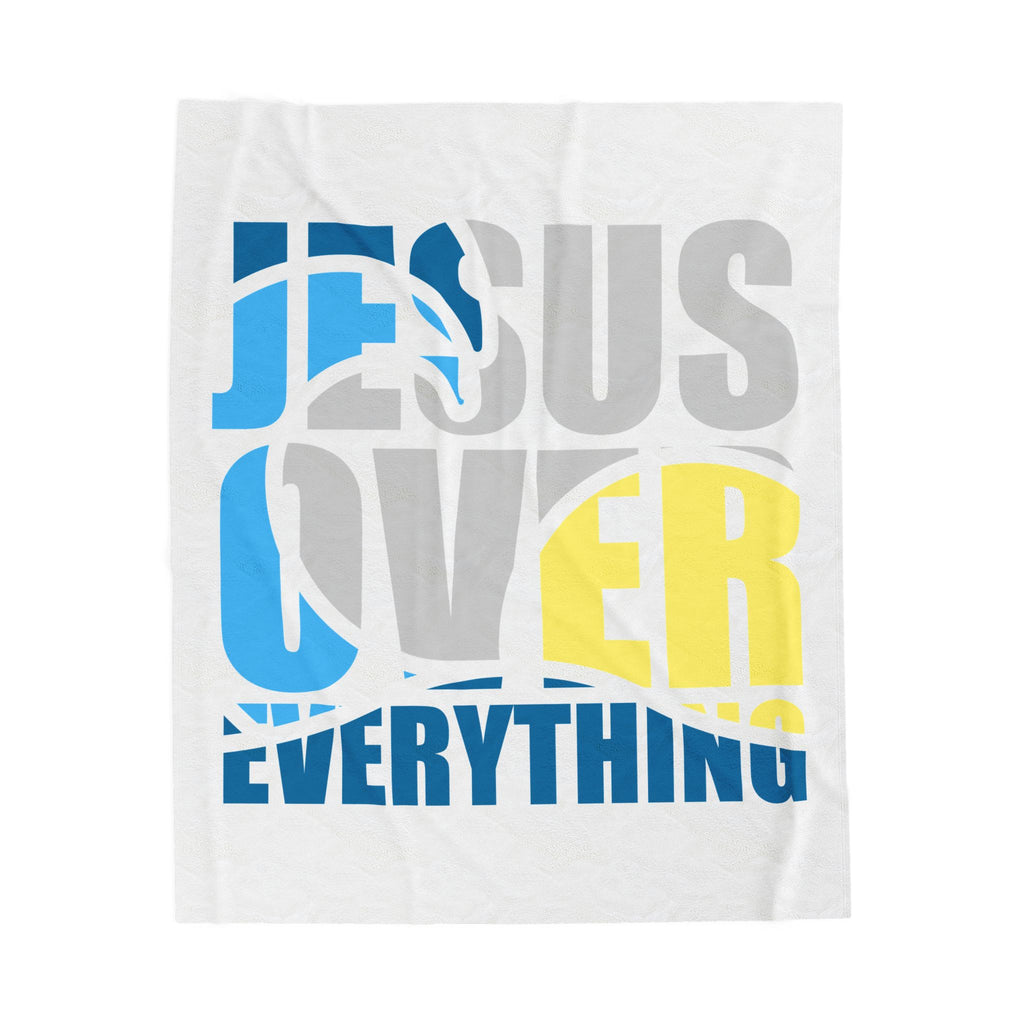 Jesus Over Everything Calvary Blanket
