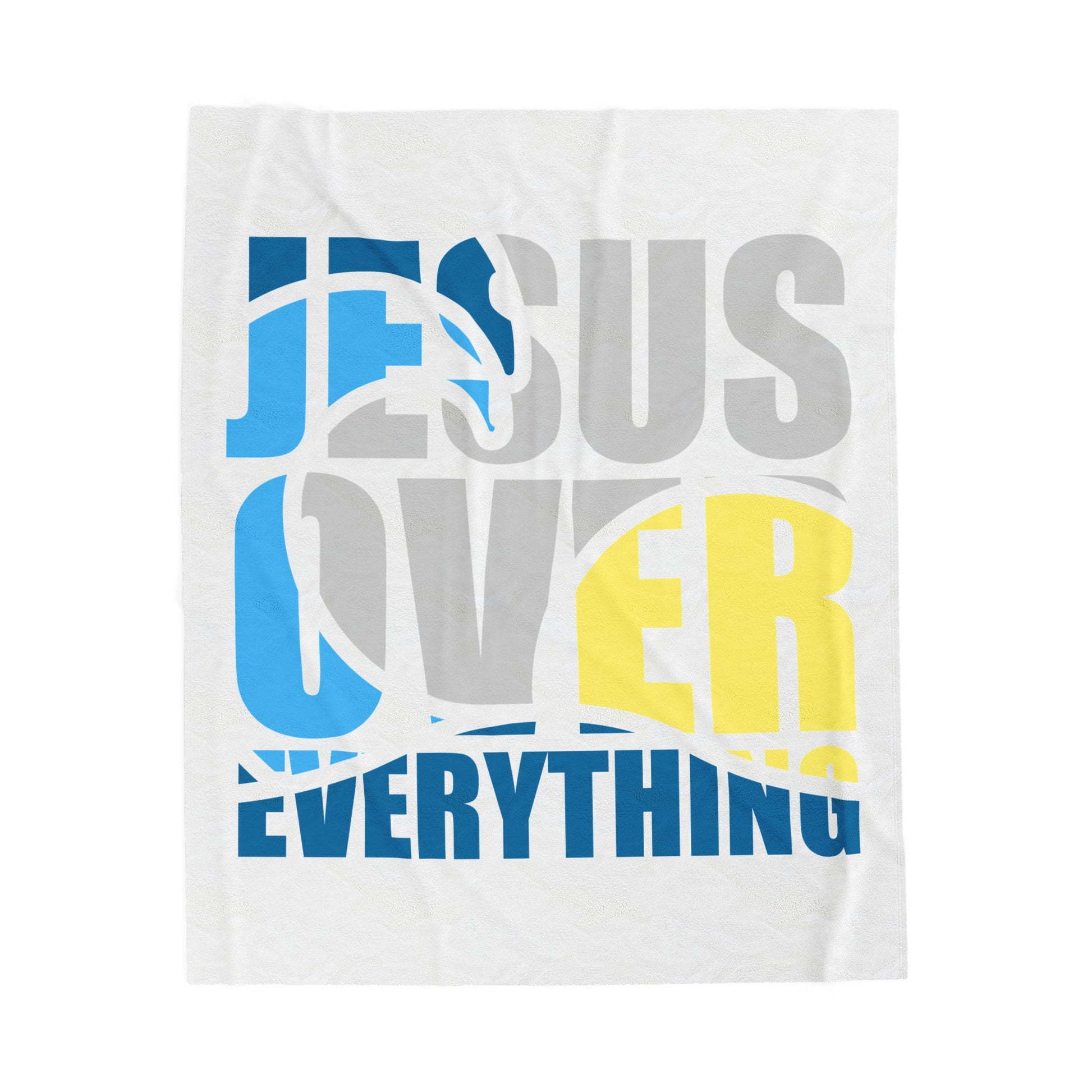 Jesus Over Everything Calvary Blanket